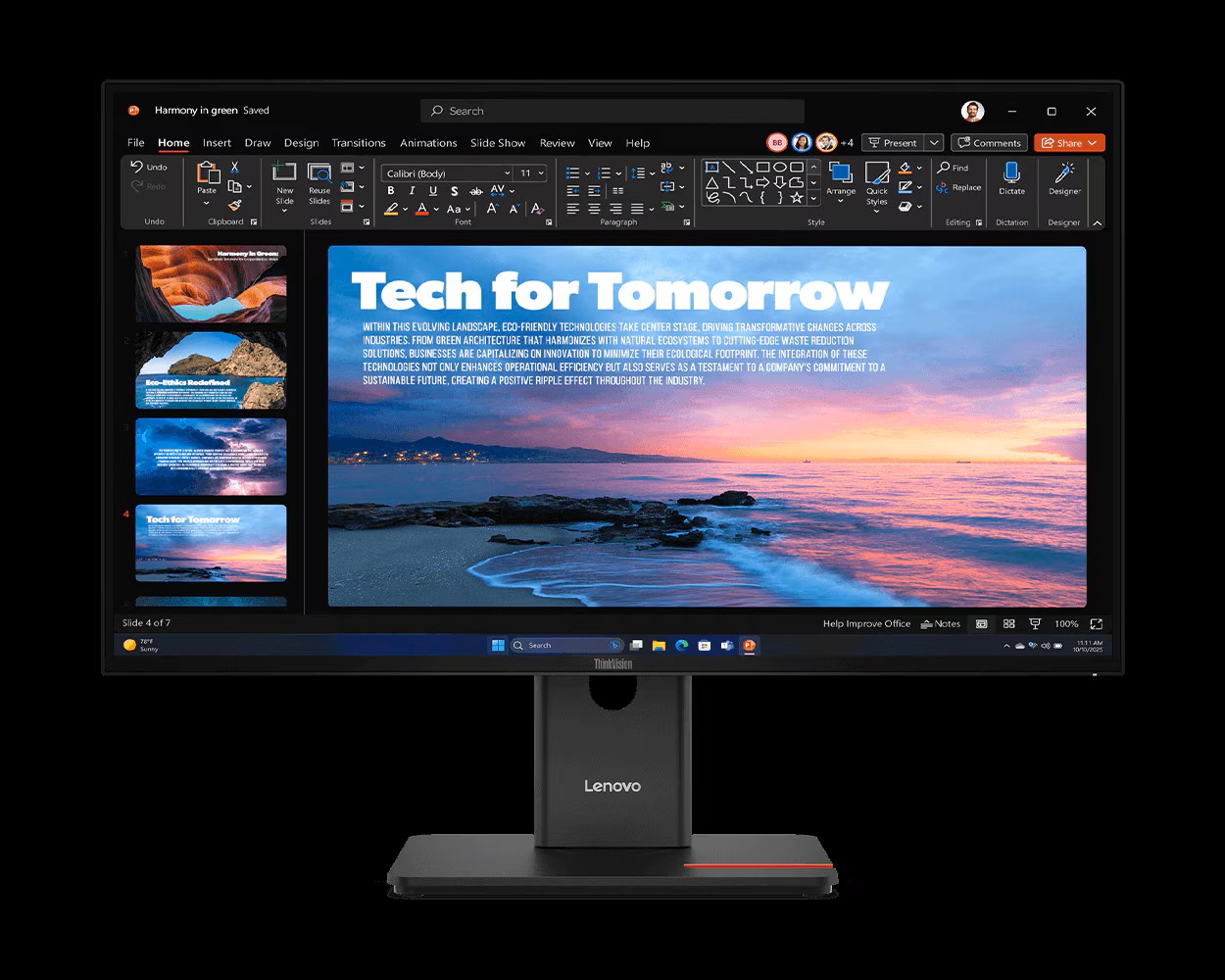 ThinkVision T27QD-40 68.58cms (27) Monitor