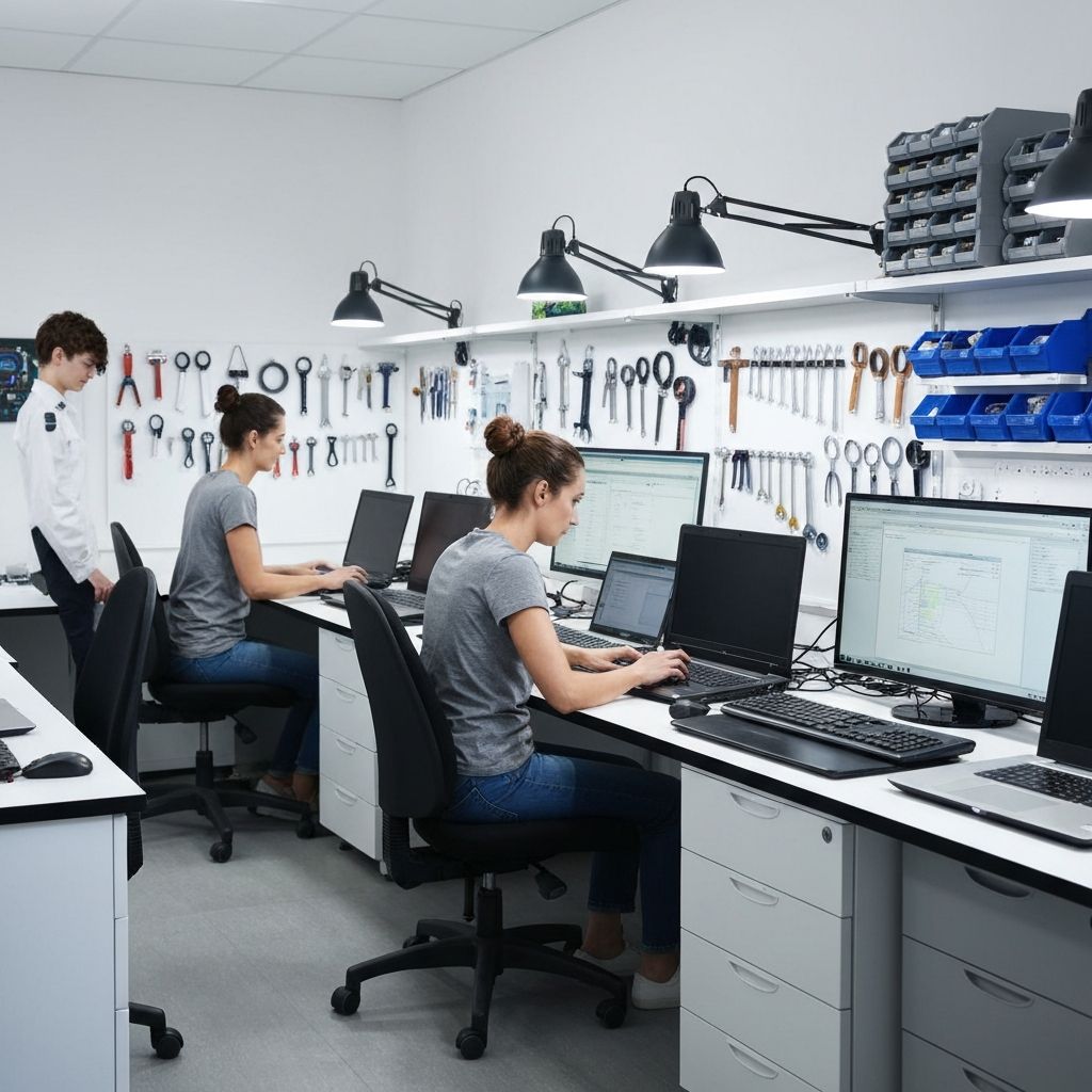 Computer repair workshop